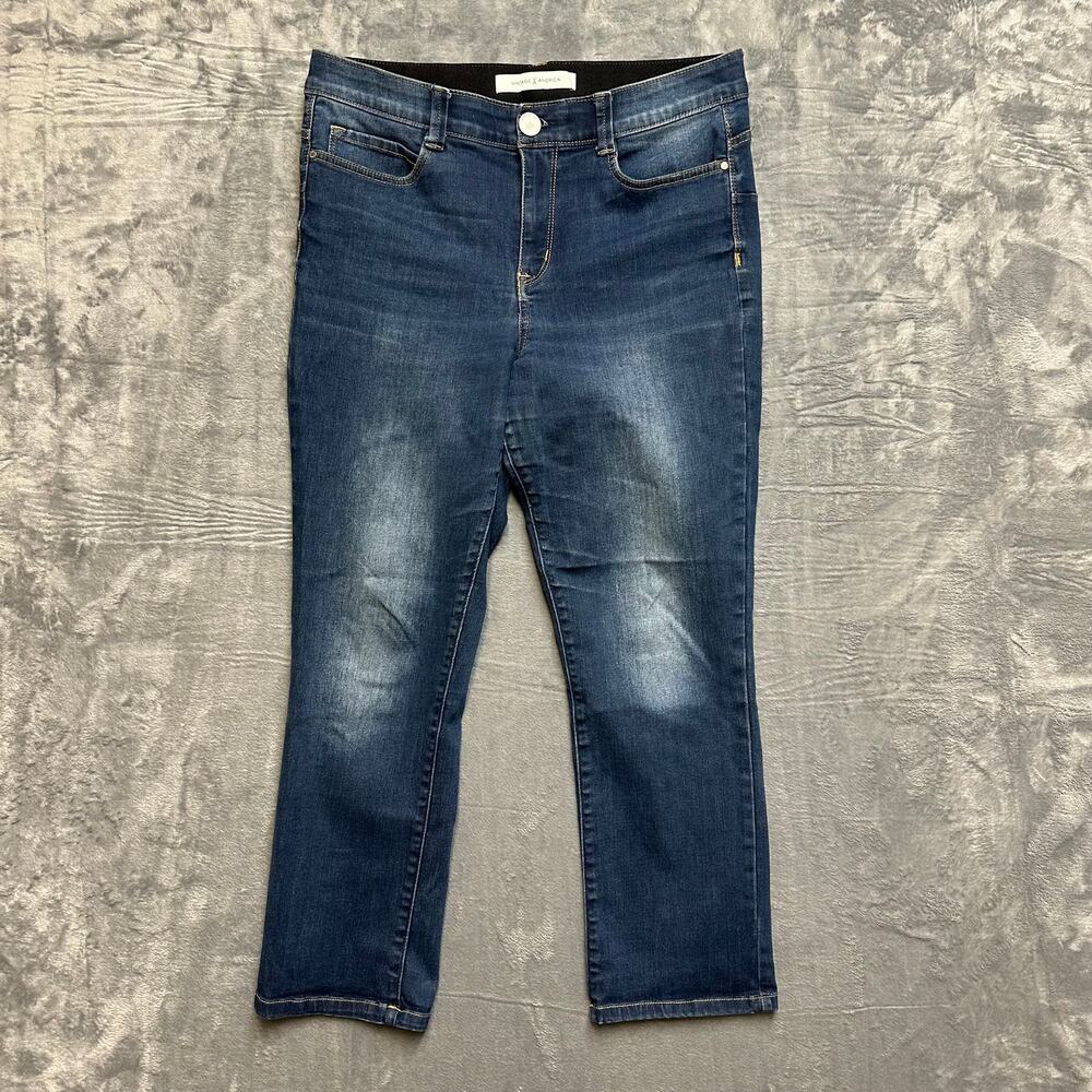 Vintage America Skinny Jeans Women's Sz‎ 12 Dark Blue Denim